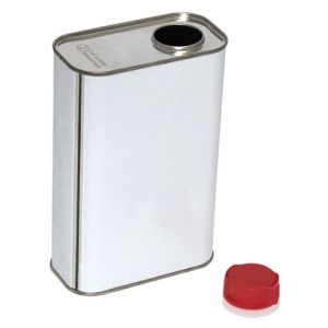 1 Quart / 32oz UN F-Style Metal (White) with 32mm REL Red Cap