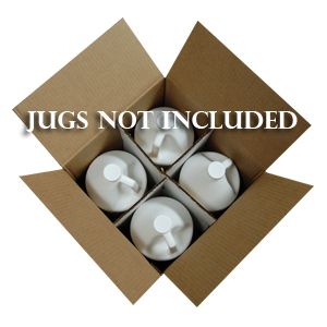 12 1/4 x 12 1/4 x 12 3/4 20/Bundle 4-1 Gallon Plastic Jug Haz Mat Boxes Kraft 