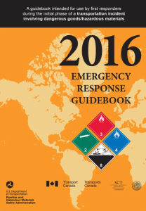 2016 Emergency Response Guidebook 
