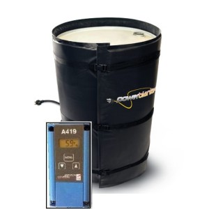 Drum Heater: Powerblanket® 55 Gallon Insulated Bucket Heater with Adjustable Thermostat