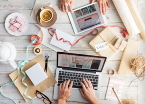 people working on laptops