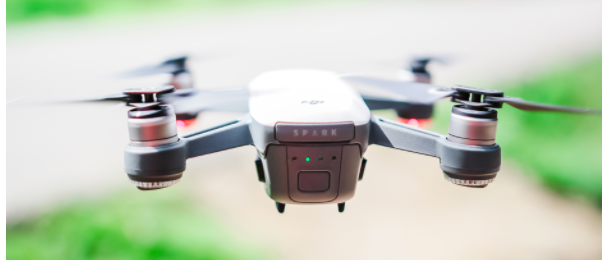 spark drone in air