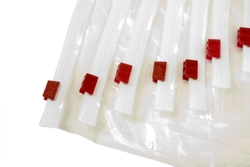 Slider storage bags close up