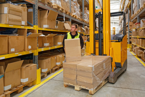 fulfillment worker in warehouse