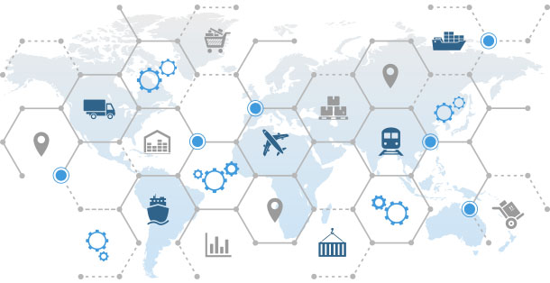 supply chain management graphic