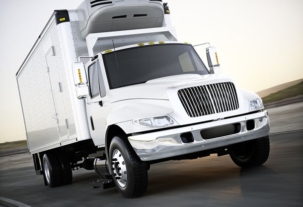 white semi truck on highway