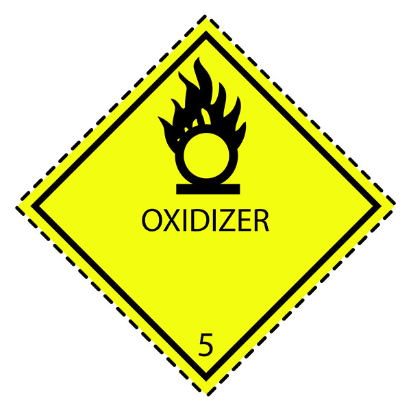 Distinguishing Dangerous Goods Hazard Class 5 by ASC, Inc.