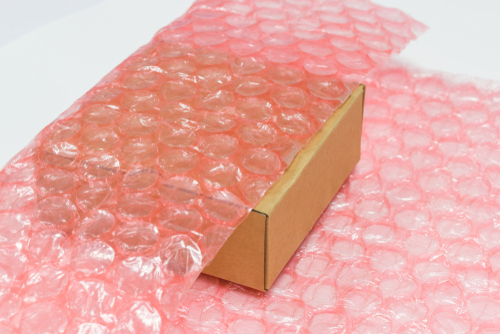 Bubble wrap redesigned to create pop-less packaging material