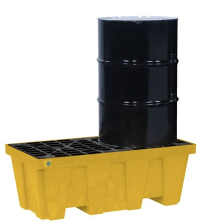 Justrite 2 Drum EcoPolyBlend Spill Control Pallet