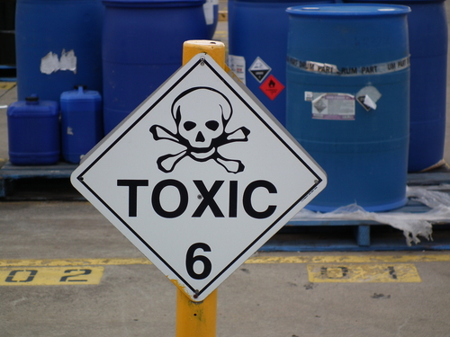 industrial chemical toxic warning