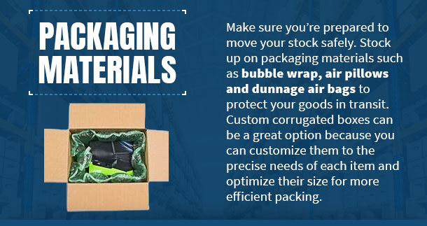 packaging materials graphic