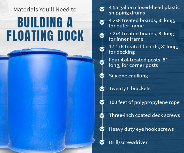 How To Build A Floating Dock With 55 Gallon Drums By Asc Inc - Diy Floating Dock With Barrels