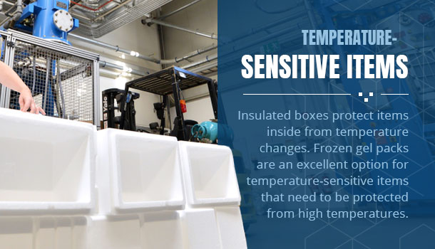 temperature sensitive items graphic