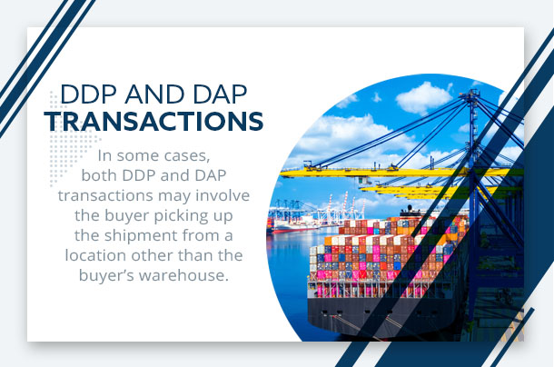ddp and dap transactions