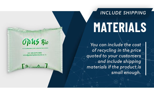 include shipping materials