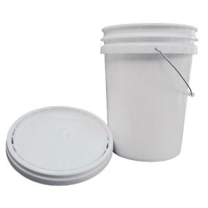 1748 10.7 Gallon Open Head Plastic Bucket - Screw Lid, UN Rated