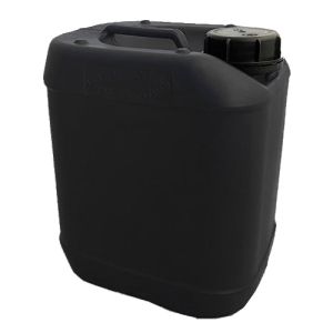 Style # 2 Black- 5 LT (1.32 Gal) HDPE Jerrican Din51, GE Style-+Tamper Ev.  Cap (X-RATED) by ASC, Inc.