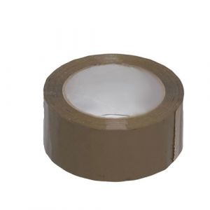2 Brown Heavy Duty Plastic Adhesive Tape, 1 Roll by ASC, Inc.